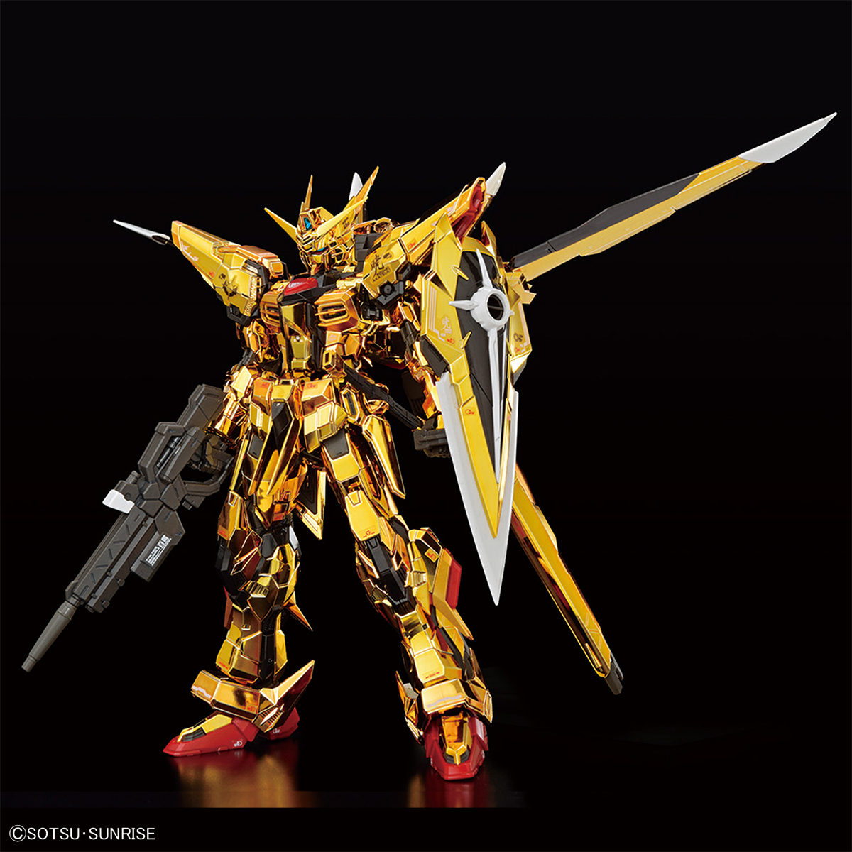 RG ガンダムベース限定 アカツキガンダム（オオワシ装備）& HG ゼウス