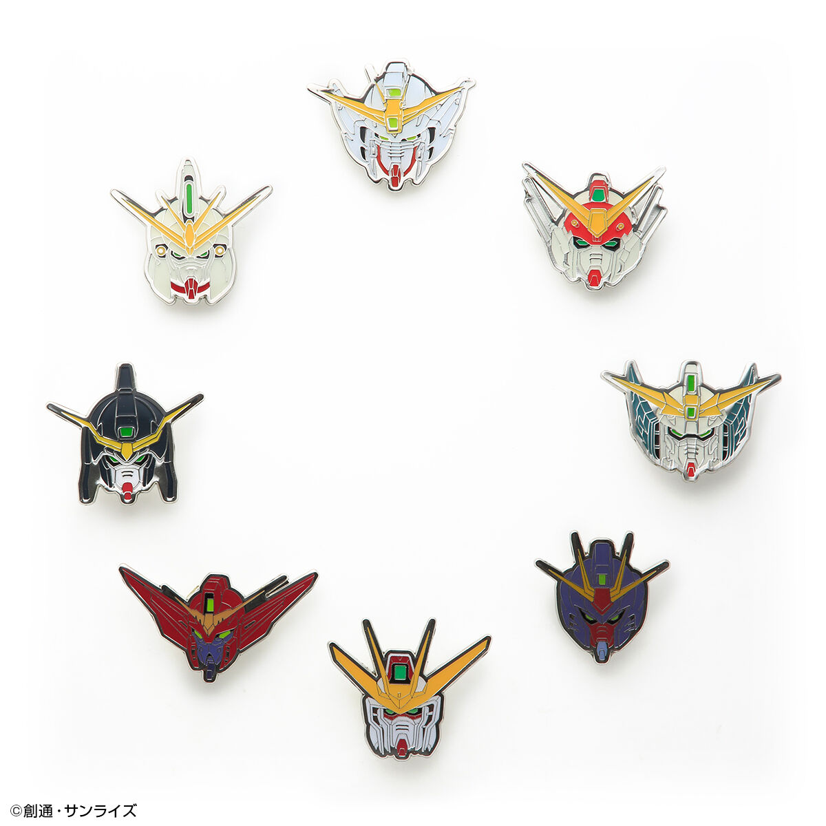 STRICT-G『機動新世紀ガンダムX』フェイスピンズコレクション ガンダム