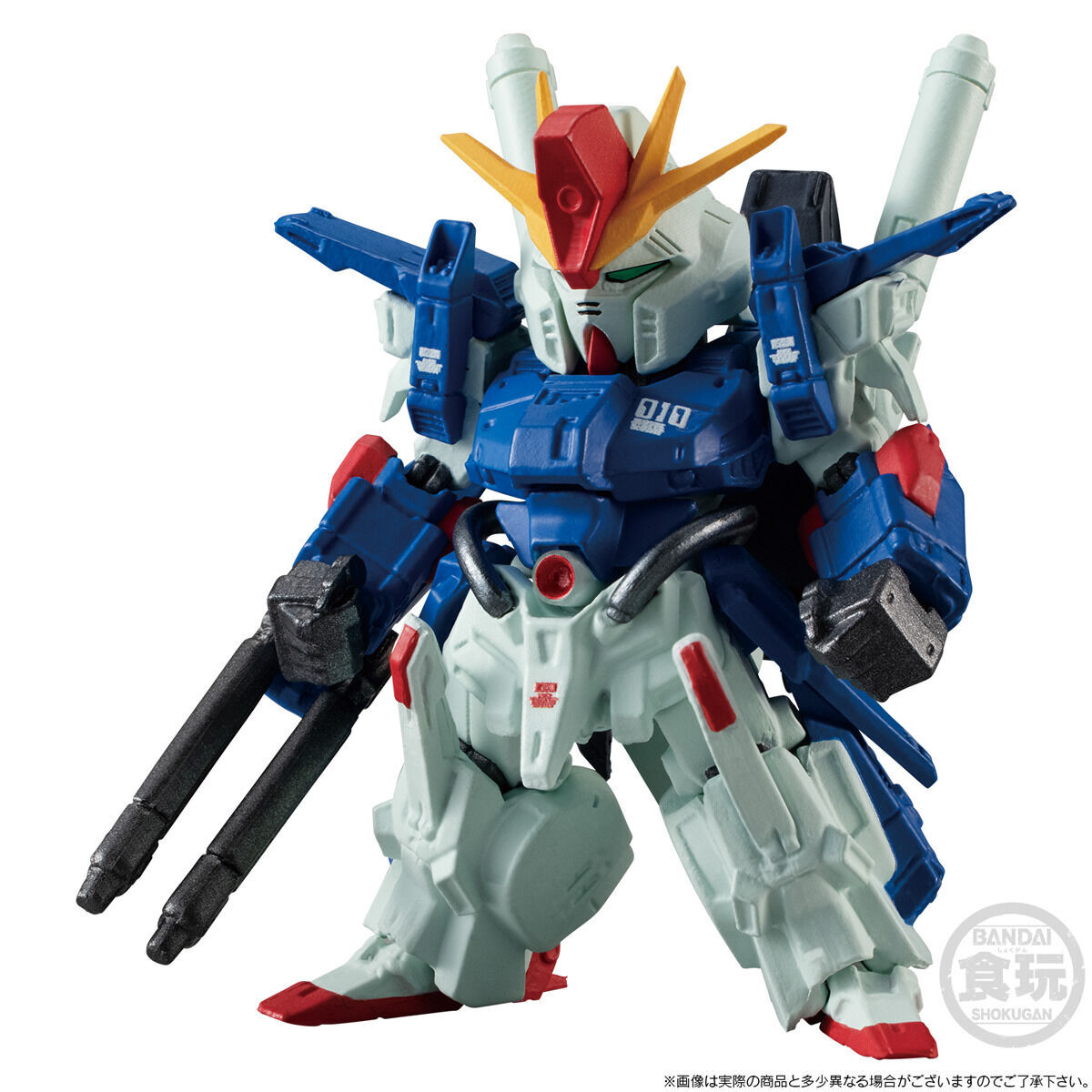 ガンダムコンバージ ビグザム ブルーメタリック　リペイント FW GUNDAM CONVERGE CORE フルアーマーZZガンダム【プレミアムバンダイ