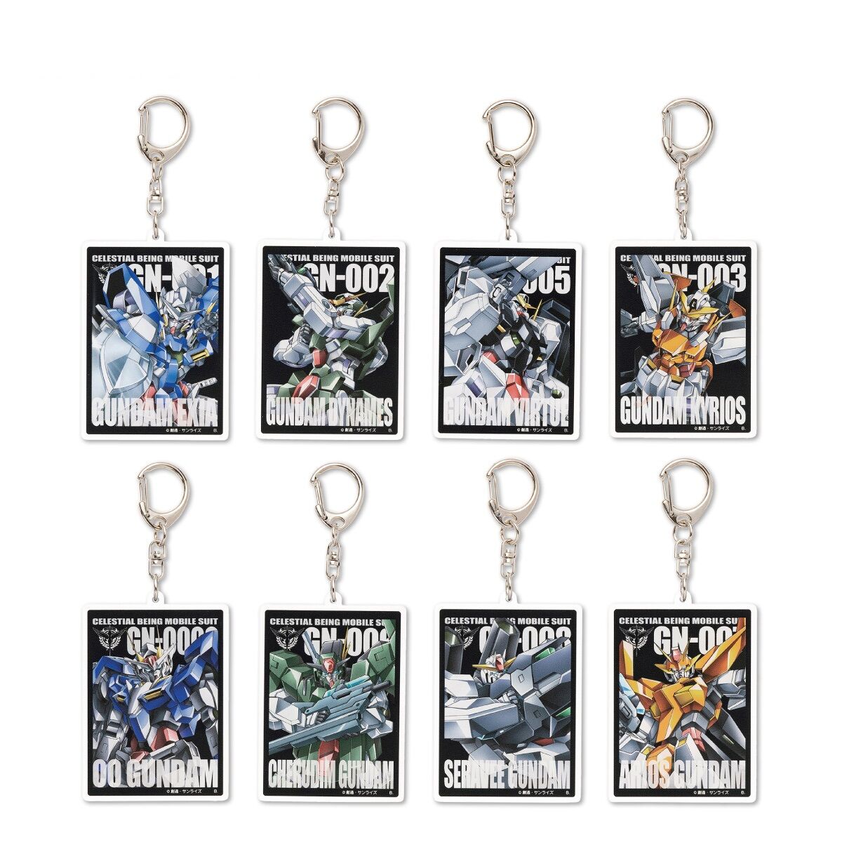 機動戦士ガンダム00 モビルスーツ アクリルチャーム 【2024年5月発送