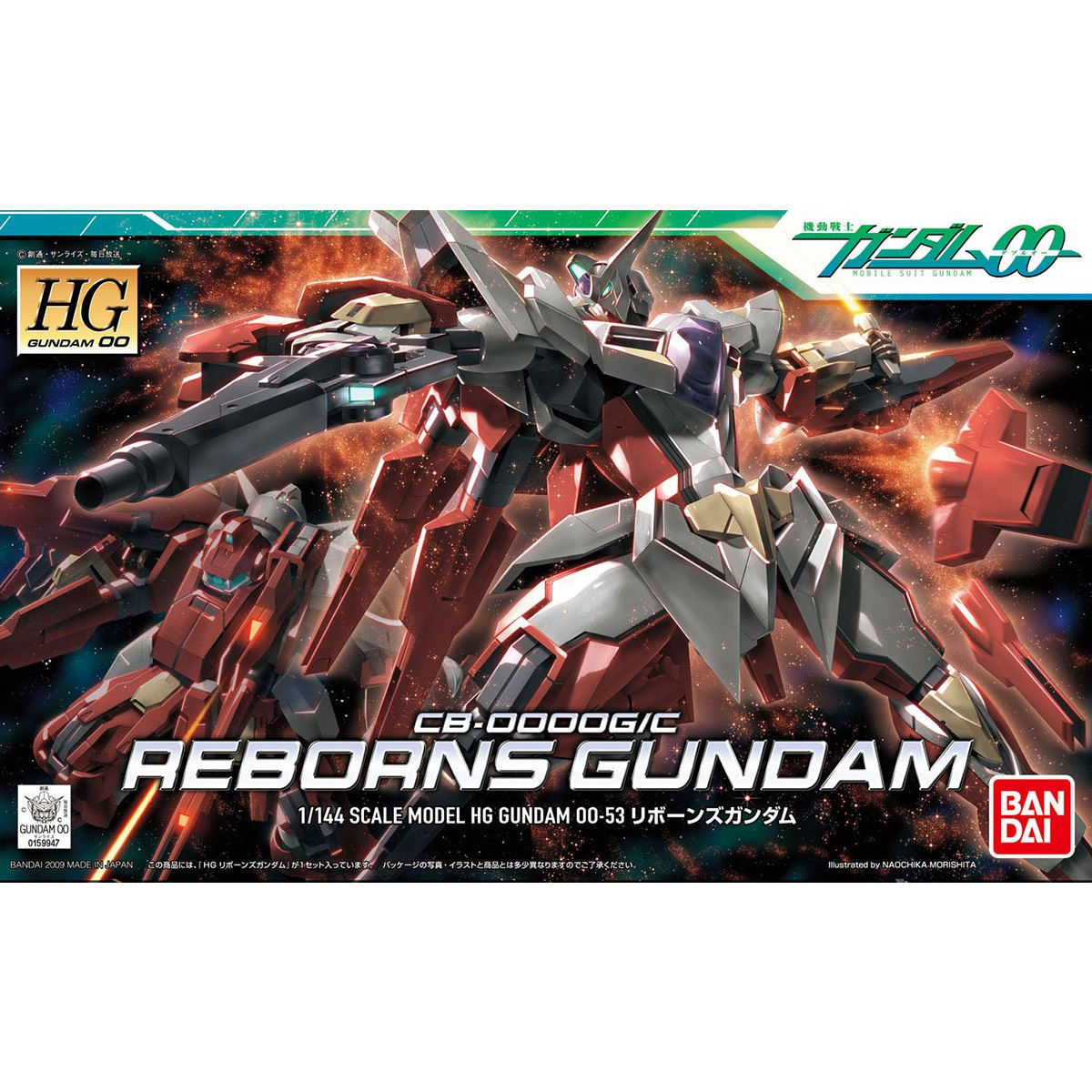 HG 1/144 リボーンズガンダム | GUNDAM Official Website