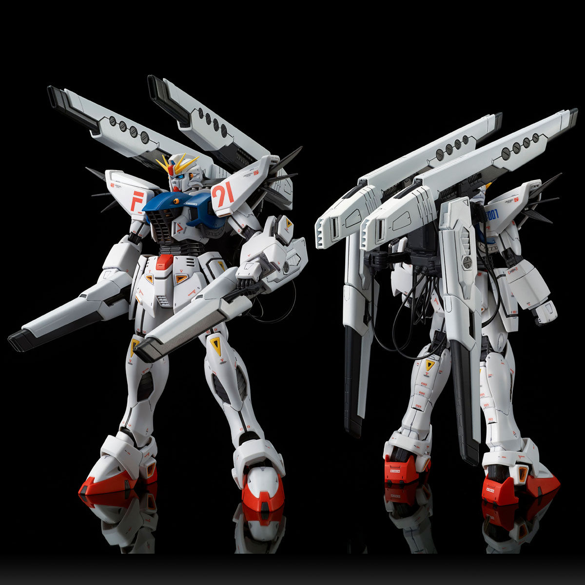 ＭＧ1/100 ガンダムＦ９１Ｖｅｒ２.0バックキャノン ＆ ツイン・ヴェスバー MG 1/100 ガンダムF91 Ver．2．0 バックキャノン装着型