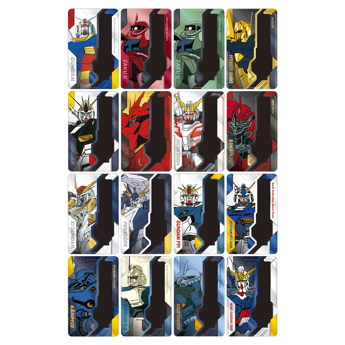 ガンダムシリーズ PIICA＋クリアパスケース | GUNDAM Official Website