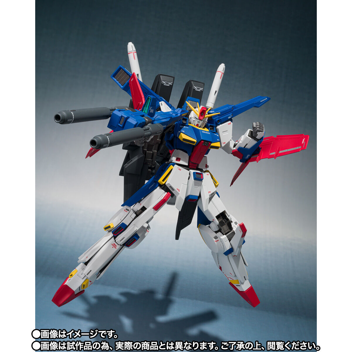 要確認 組み立て済み MG 強化型ZZガンダム＋スーパーガンダム METAL ROBOT魂（Ka signature） ＜SIDE MS＞ 強化型ZZガンダム