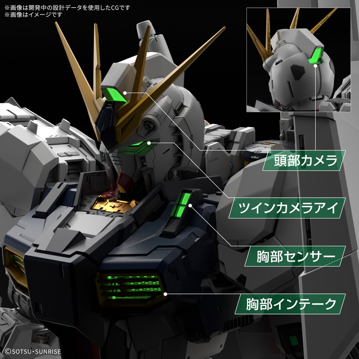 PG UNLEASHED νガンダム ＋ LED UNIT PG UNLEASHED 1/60 νガンダム用 LEDユニット | GUNDAM Official Website
