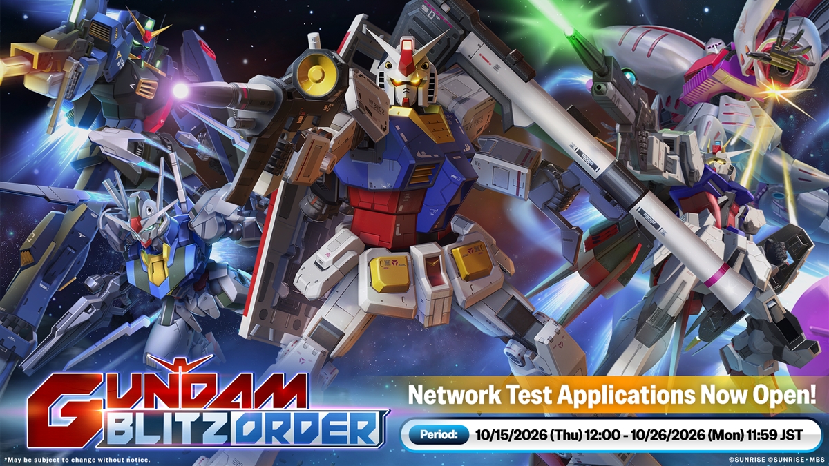 Gundam Blitz Order - Ilustrasi unit mecha