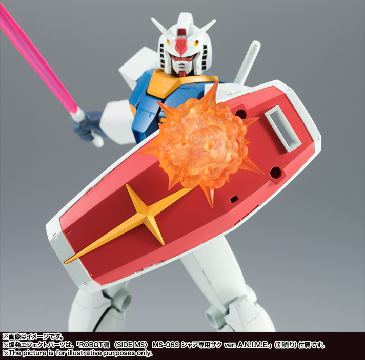 ROBOT魂 ver. A.N.I.M.E.「RX-78-2 ガンダム」「MS-06S シャア専用ザク