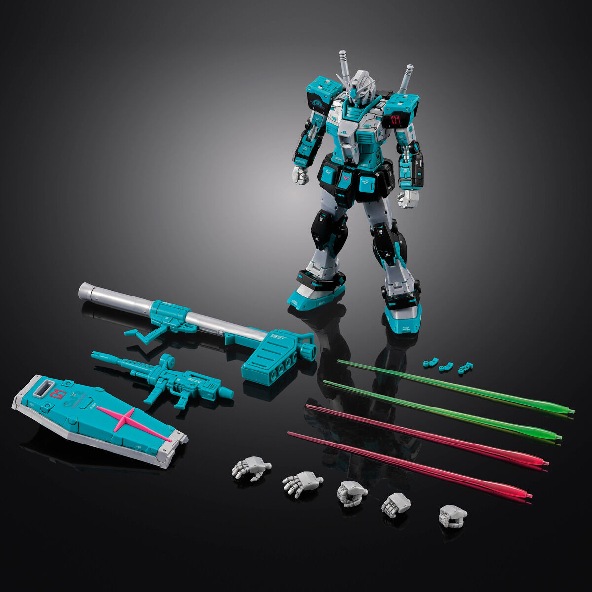 抽選販売「RG RX-78-2 ガンダム Ver.2.0［初音ミクVer.］」本日12時