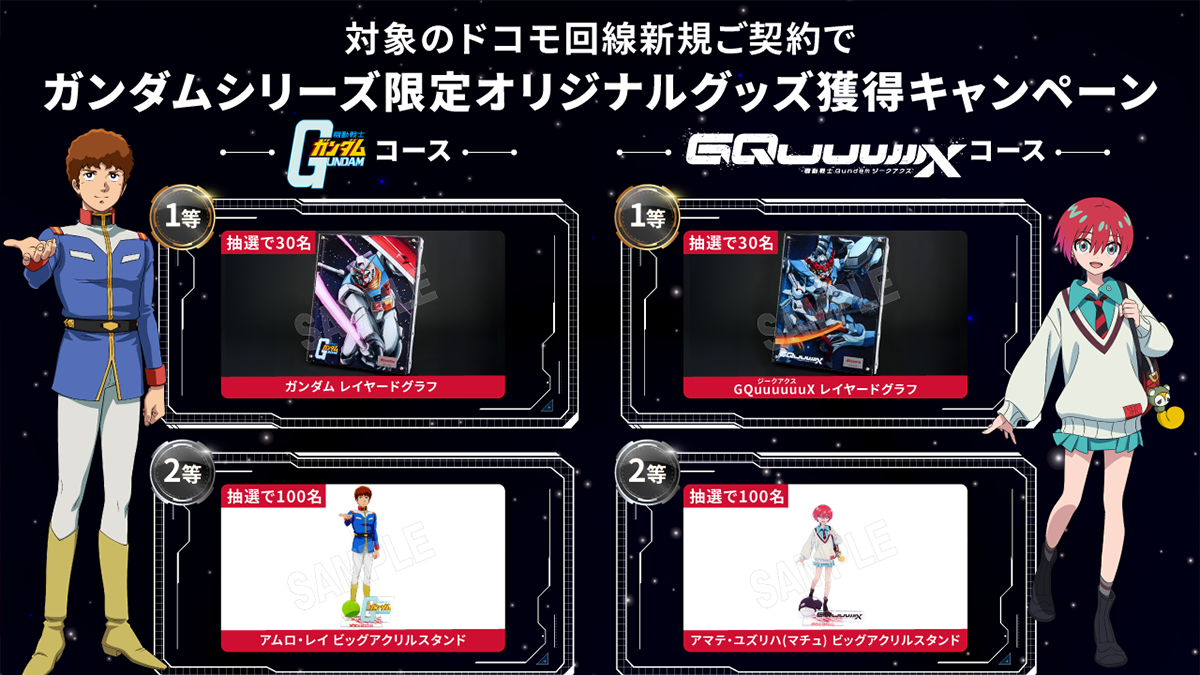 【希少】ドコモ 新規回線契約1等 当選品 ガンダムジークアクス レイヤードグラフ OGP_32ac4782cf.png