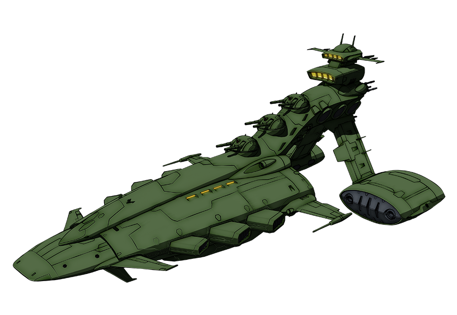 ムサイ級軽巡洋艦 初期量産型イオージマ | GUNDAM Official Website