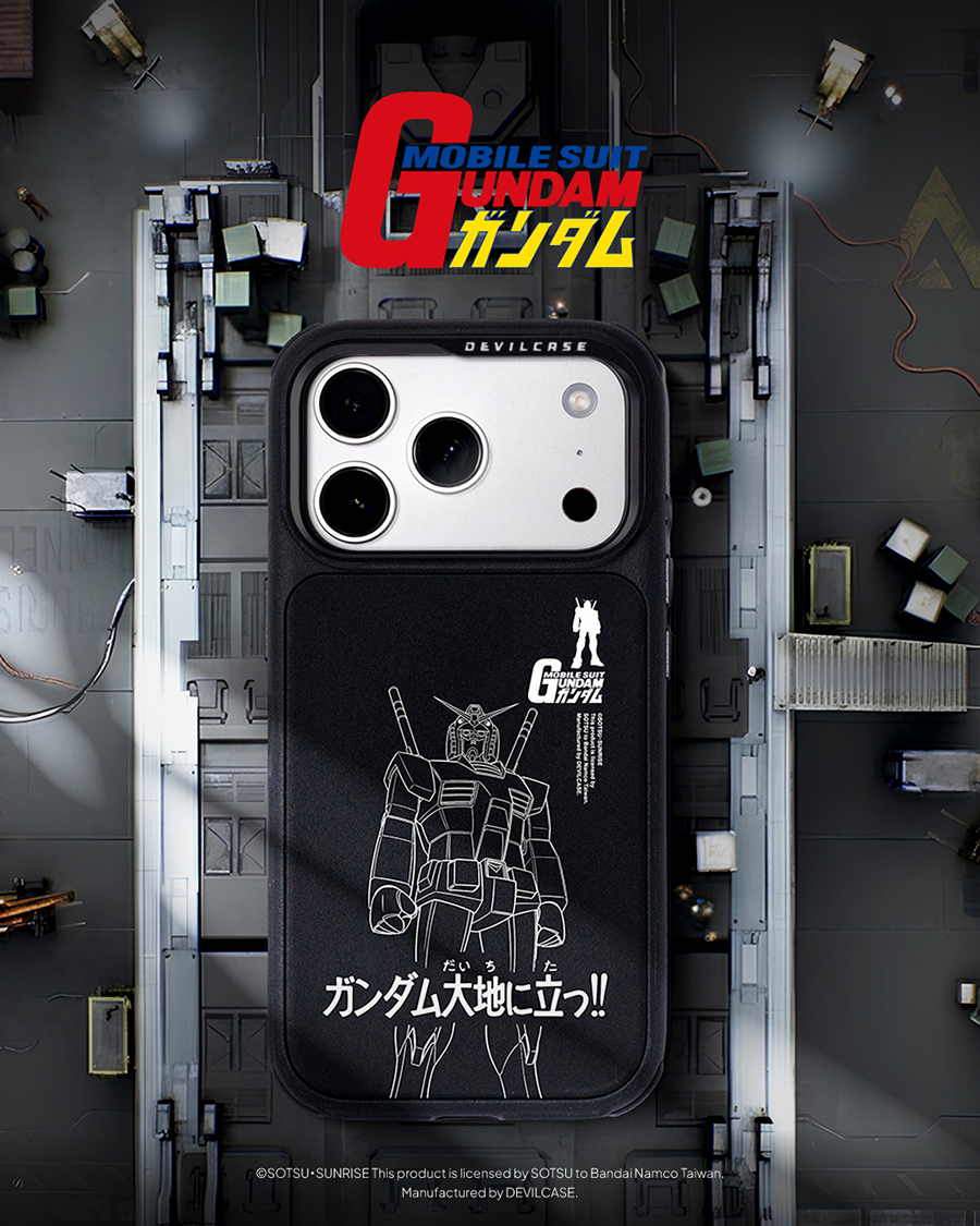 ガンダムシリーズと台湾のスマホアクセサリーメーカー「DEVILCASE」と