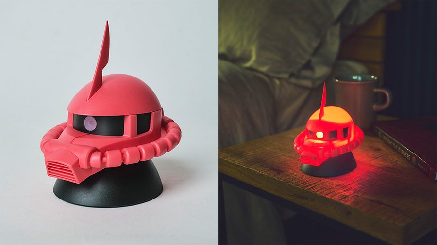3つの点灯モードで光る！「機動戦士ガンダム シャア専用ザクIIライト