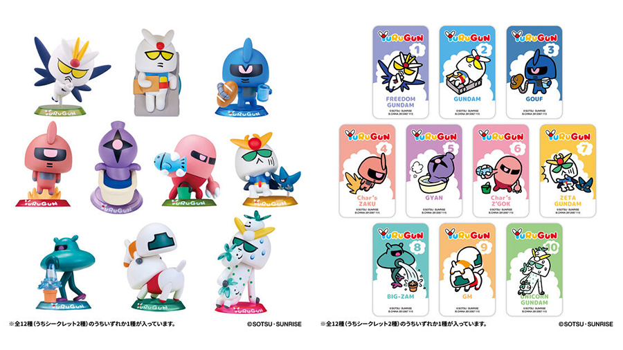 新たなMSも仲間入り！「YURUGUN wave2」1月24日発売！ | GUNDAM