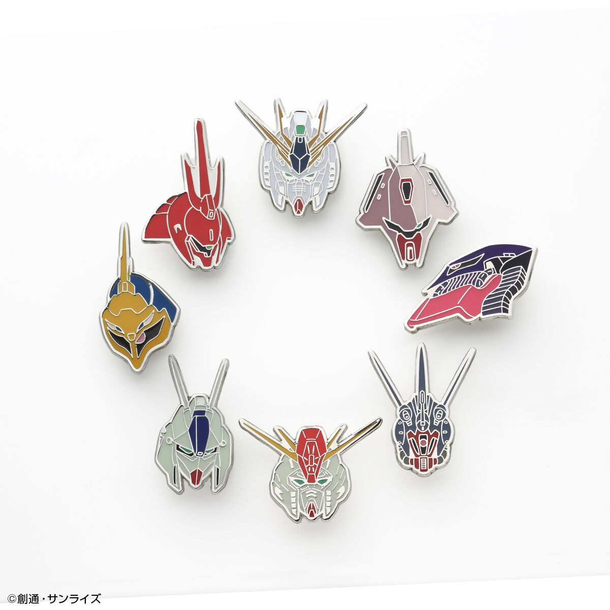 STRICT-G フェイスピンズコレクション　8種コンプリート　新品未開封 STRICT-G『機動戦士ガンダムZZ』フェイスピンズコレクション ZZ