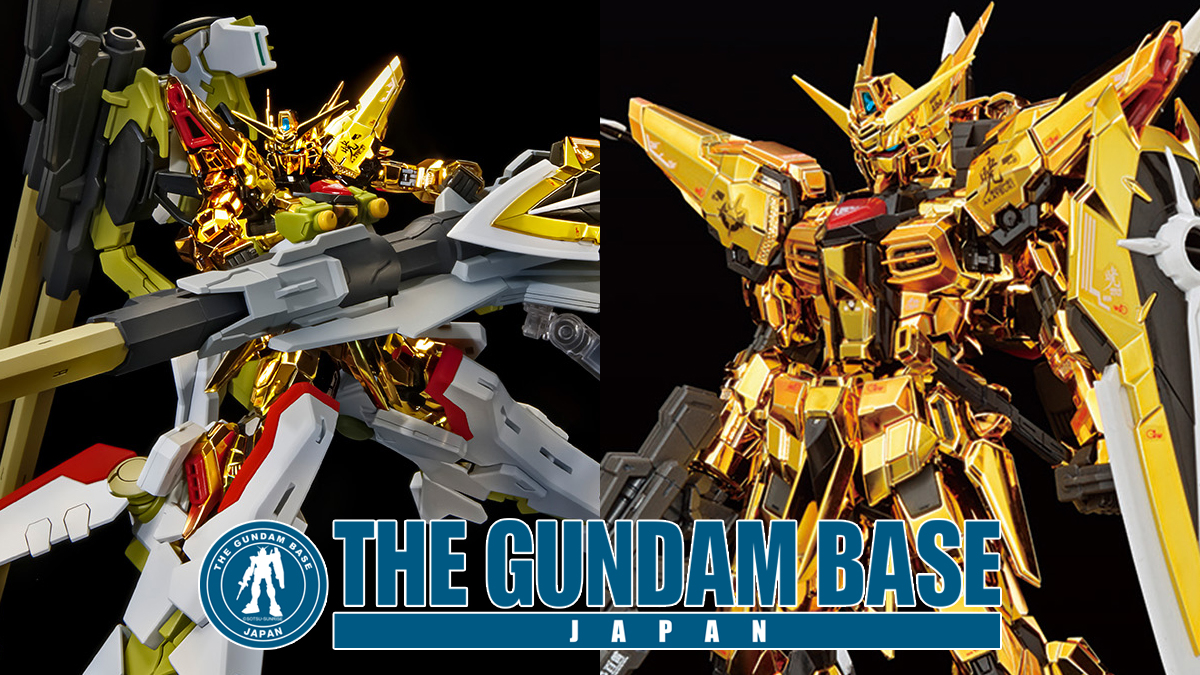 RG ガンダムベース限定 アカツキガンダム（オオワシ装備）& HG ゼウス