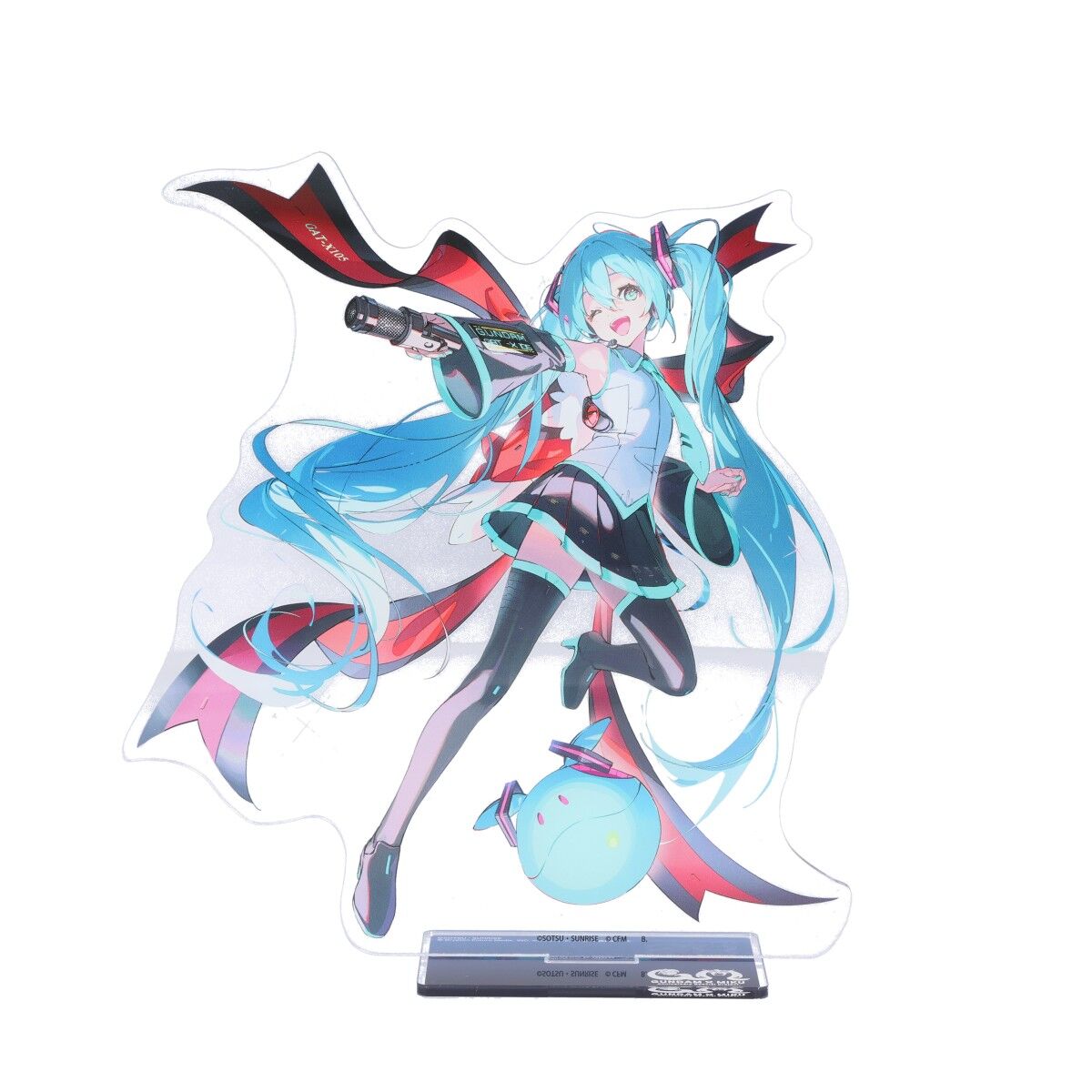 ガンダム45周年 × 初音ミク ビッグアクリルスタンド 初音ミク×エール