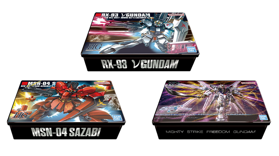 ガンダムガンプラパッケージアートクッキー缶」10月26日発売決定