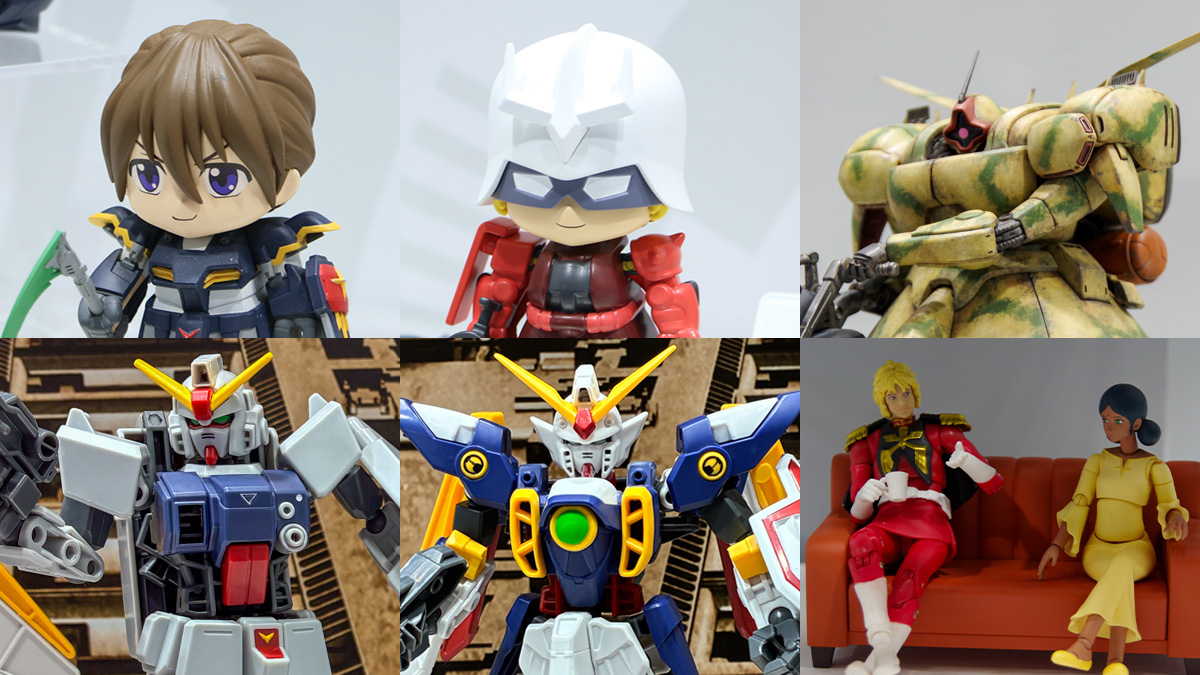 ガンダムクロス、ガンダムミキシマイズの新アイテムを初お披露目