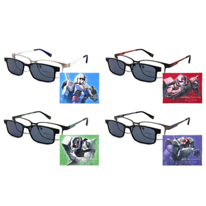 モビルスーツをイメージした4種のメガネフレーム「GUNDAM×OWNDAYS Wear