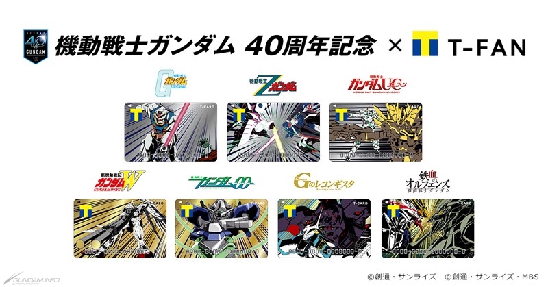 機動戦士ガンダム』40周年記念！「ガンダムシリーズ×Tカード」12月20日