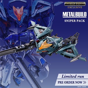 PREMIUM BANDAI】Order for METAL BUILD SNIPER PACK is now available 