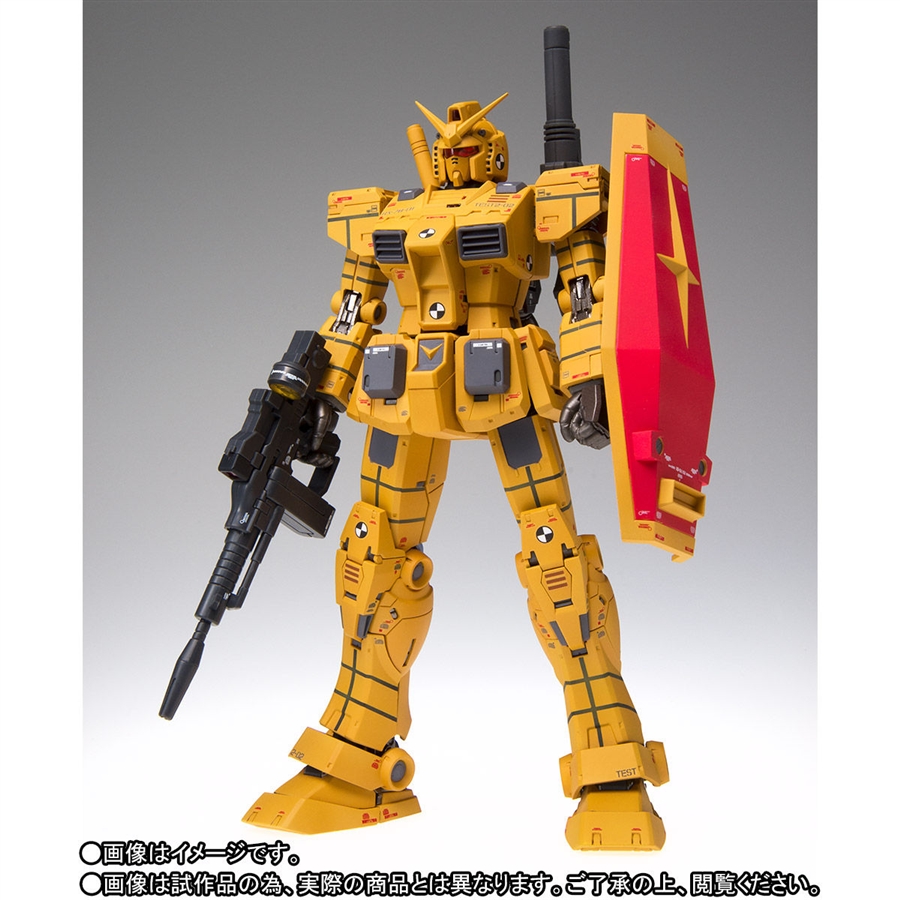 The G.F.F.M.C Gundam Local Type (Rollout Color) on Display at
