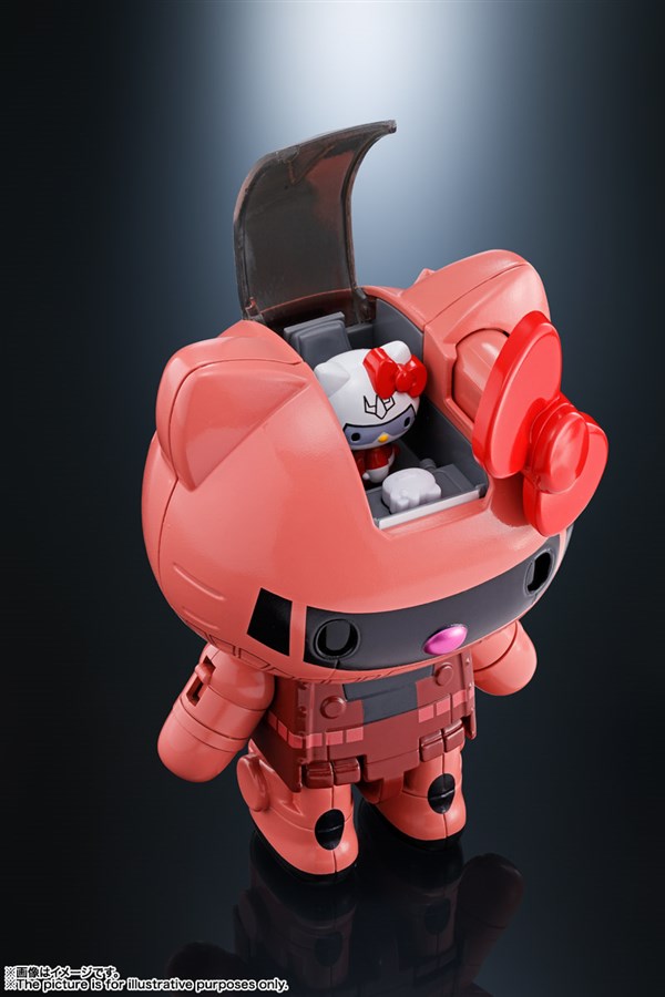超合金「ガンダム☆ハローキティ」＆「シャア専用ザクII☆ハローキティ