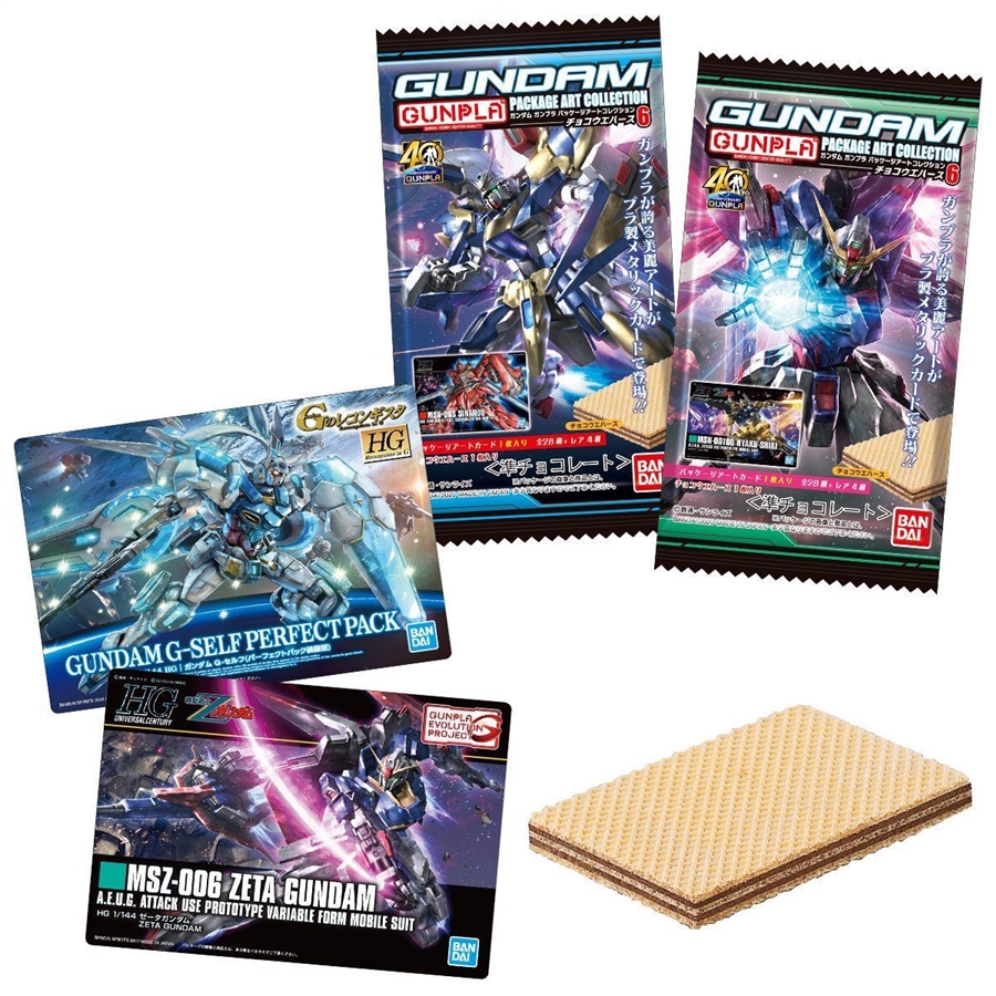 GUNDAMガンプラパッケージアートコレクション チョコウエハース6」11月