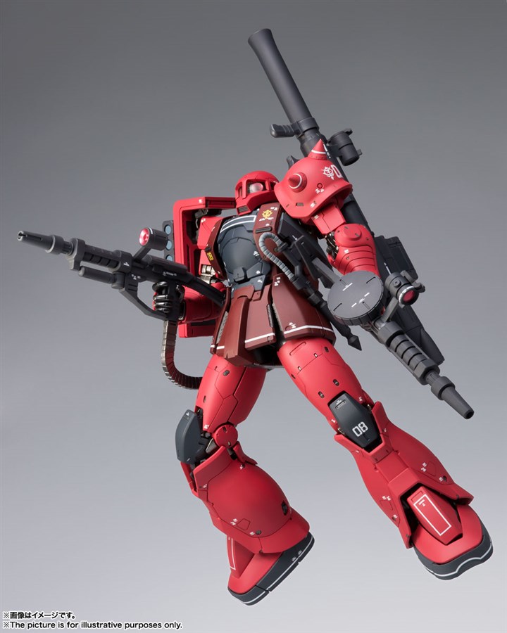 G.F.F.M.C ザクI（シャア専用機）」本日発売！新たにMS用マシンガンも