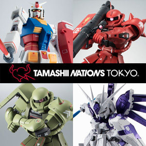 TNT限定品「ROBOT魂 ガンダム ver. A.N.I.M.E.」や 「NXEDGE STYLE Hi