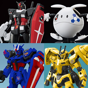 Four Mobile Suit Gundam × J League Original GUNPLA Release on