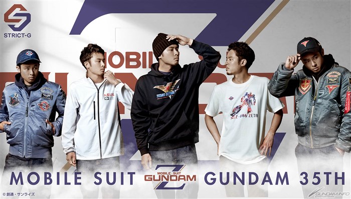 STRICT-G Mobile Suit Z Gundam New Apparel Collection Releases on STRICT-G Mobile Suit Z Gundam New Apparel Collection Releases on