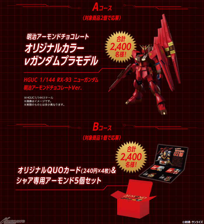 明治アーモンドチョコレート×『機動戦士ガンダム 逆襲のシャア