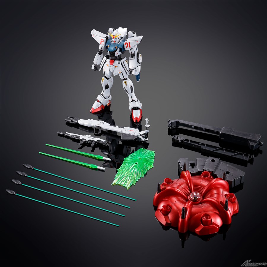 MG ガンダムF91 Ver.2.0［チタニウムフィニッシュ］」＆「RE/100