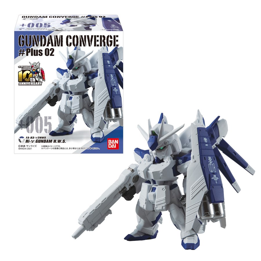 FW GUNDAM CONVERGE ♯Plus02」本日發售！「Hi-ν高達（H.W.S.裝備型