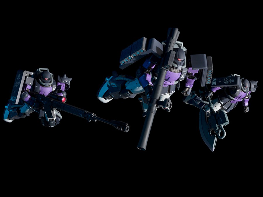 G.F.F.M.C. 高機動型ザクII」8月発売決定！大型完成品モデルで初の立体