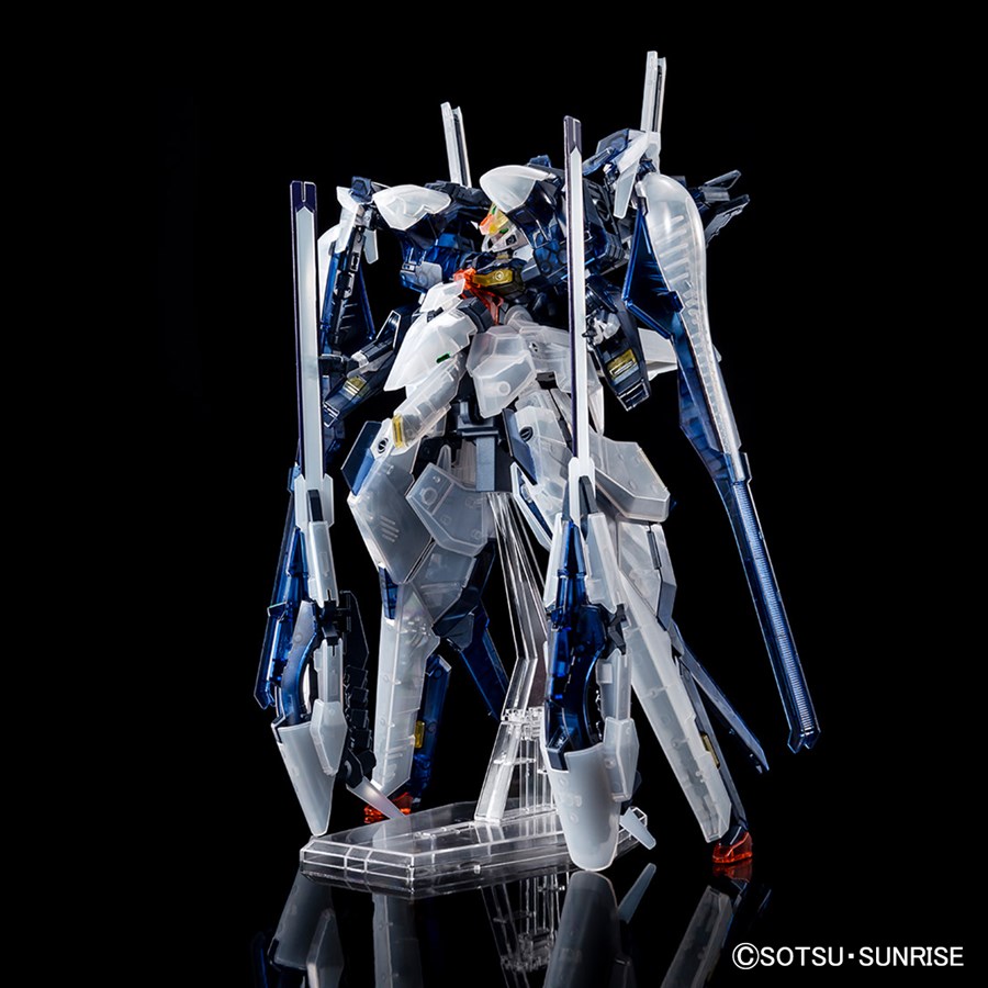 MG ダブルオーザンライザー［クリアカラー］」＆「HG［ハイゼンスレイ