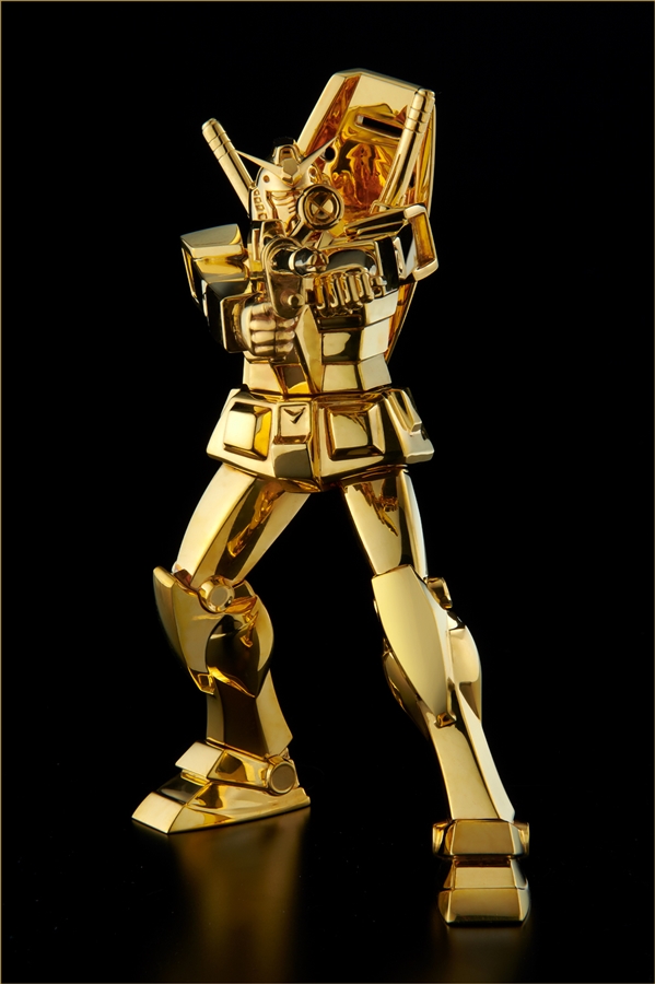 U-Works「純金像 ガンダム」＆「純金像 シャア専用ザクII」など3点