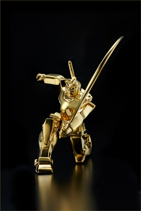 U-Works「純金像 ガンダム」＆「純金像 シャア専用ザクII」など3点