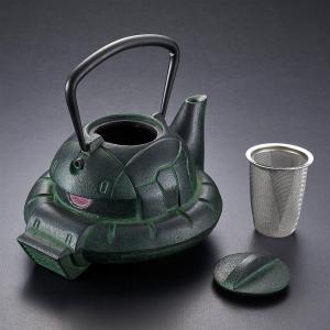 ガンダムカフェオンライン「南部鉄器鉄瓶ZAKU（GREEN）」の3次予約