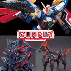 RG ウイングガンダム」や「SDW HEROES 佐助デルタガンダム」など3点