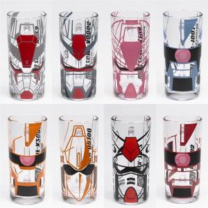 未使用ガンダムカフェ ガンダムエクシア ガンダムバルバトスルプス ジョッキグラス ガンダムカフェオンライン「フェイスジョッキ」＆「シャイニンググラス