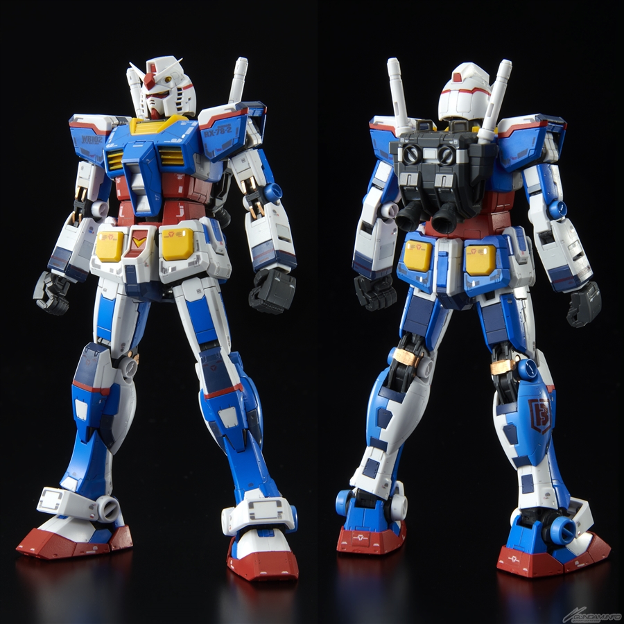 RG「ガンダム（チームブライトカスタム）」＆「高機動型ザクII（チーム