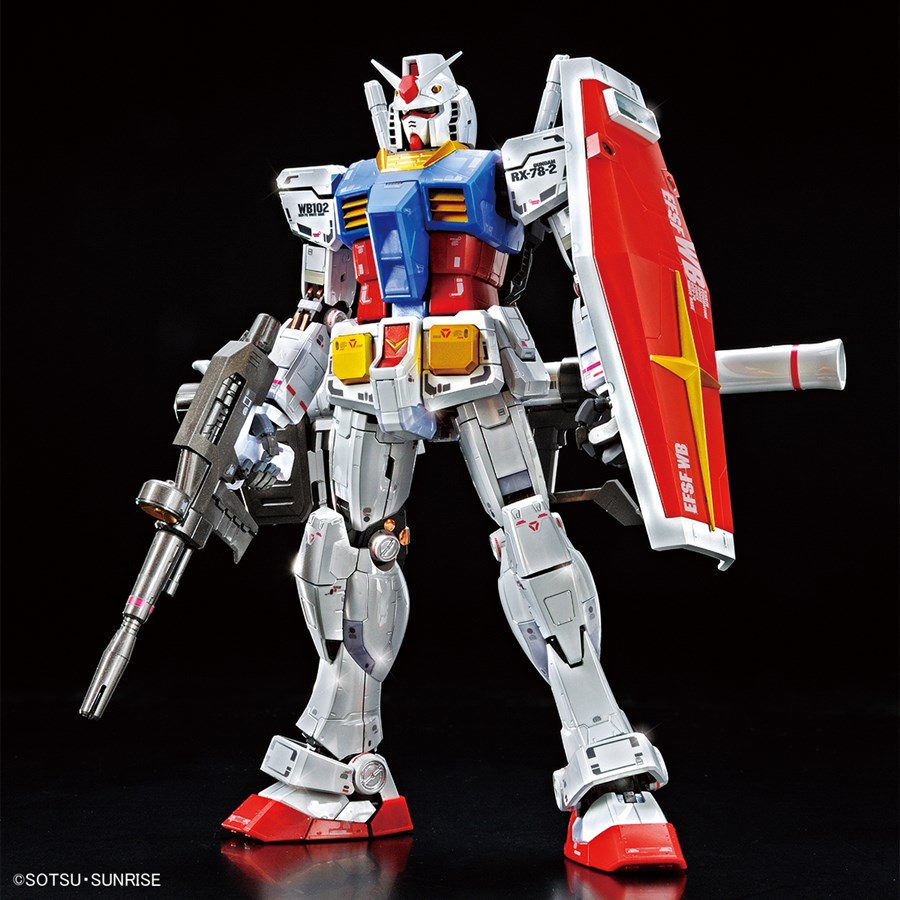 MGガンダムver.3.0 チタニウムフィニッシュ未組立 ガンダムベースにて「MG ガンダム Ver.3.0［チタニウムフィニッシュ