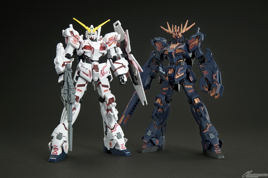HG「ユニコーンガンダム」＆「バンシィ」（デストロイモード）Ver.NIKE