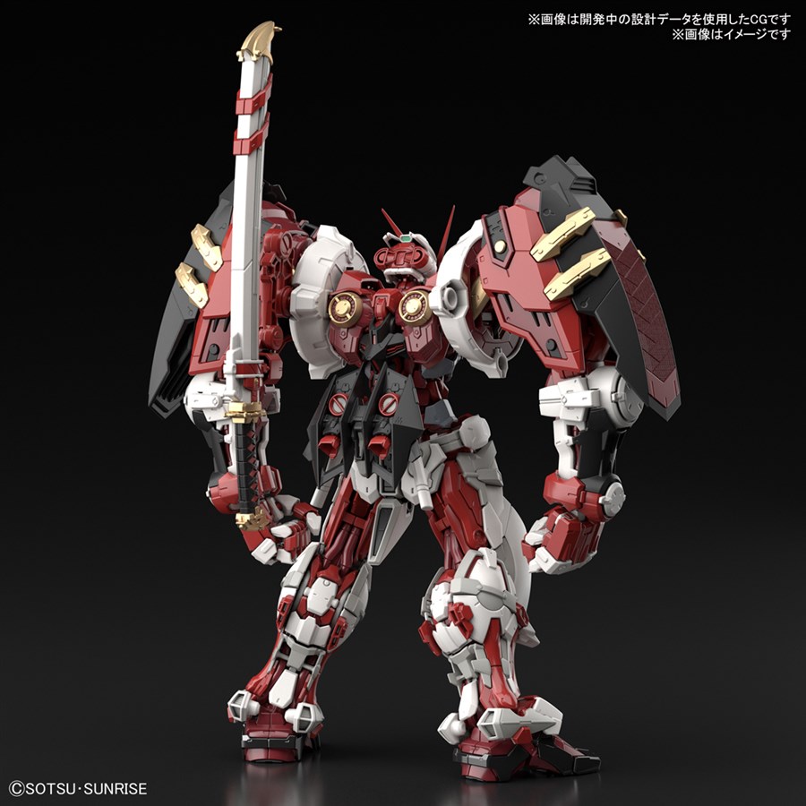 The Hi-Resolution Model Gundam Astray Red Frame Powered Red Goes