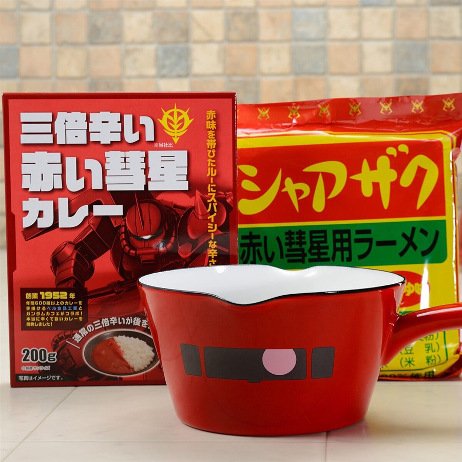 ガンダムカフェオンライン「シャア専用ケトルセット」＆「片手鍋セット