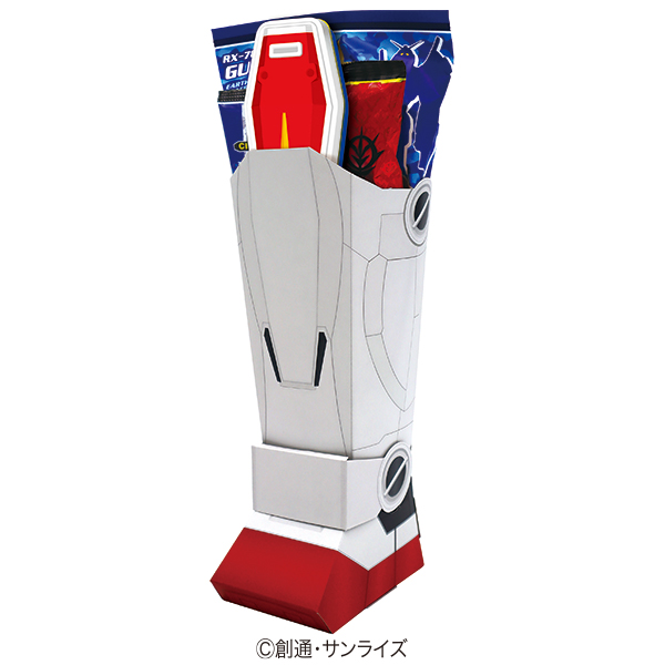 ガンダムレッグブーツ」10月中旬発売決定！シールド型の缶ケース付き