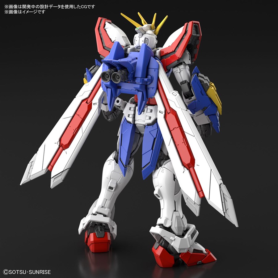 風雲再起やディスプレイフレームなども付属！「RG ゴッドガンダム用