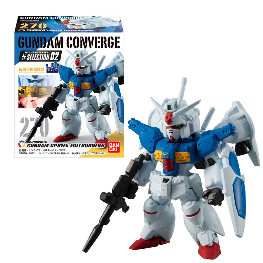 FW GUNDAM CONVERGE 10週年♯SELECTION 02」今天發售！「鋼彈試作1號機